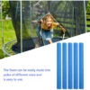 RAINBOW Trampoline Jumper Stick Manchon En Mousse Clôture Tube Anti-collision Couverture-Longueur 40 Diamètre Extérieur 4,5 Cm, Diamètre Intérieur 2,5 Cm, Bleu, 5pcs