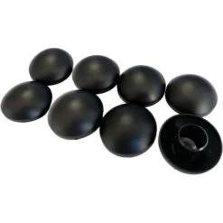 Lot De 8 Capuchons De Poteaux Noir 25mm Pour Trampoline